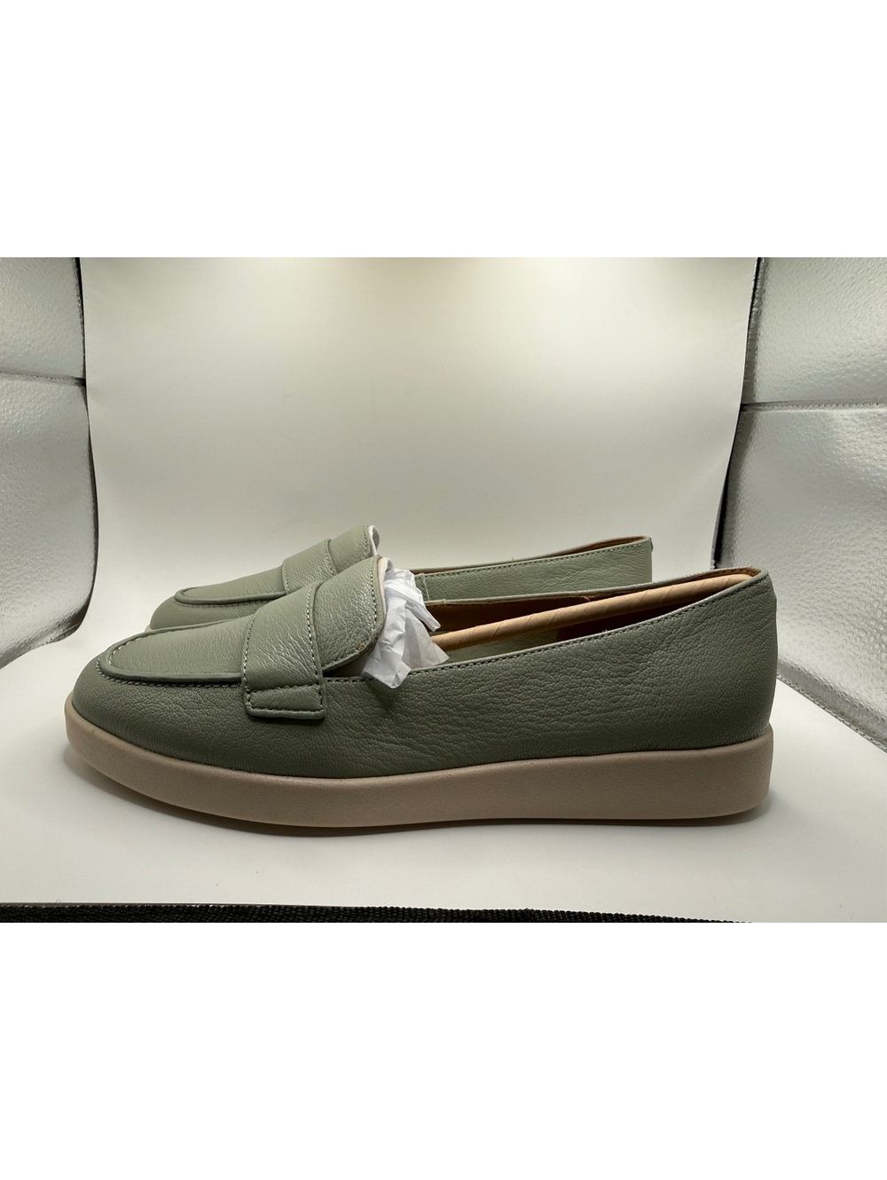 Naturalizer Women’s 6.5 Wide Kari’s Penny Loafer in Pistachio